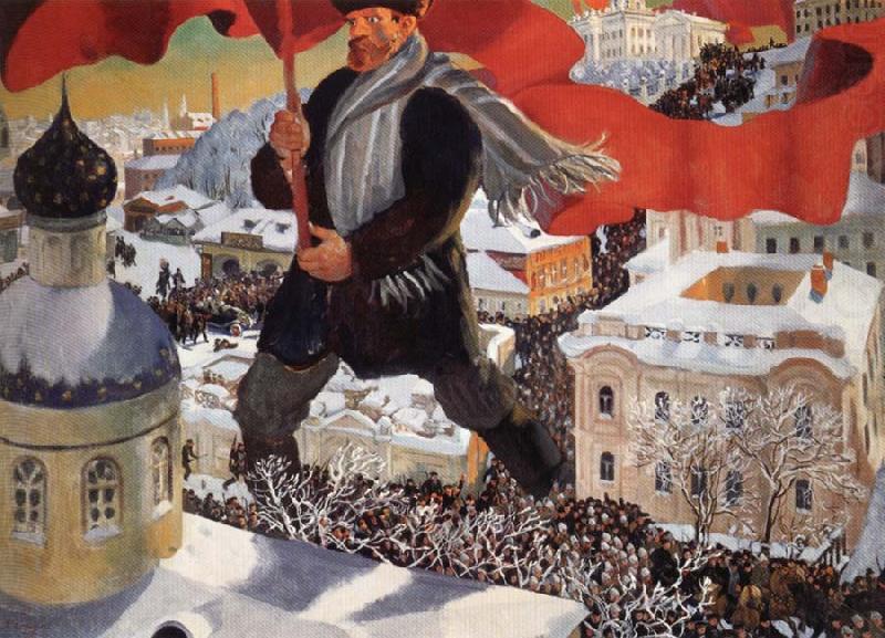 Boris Kustodiev Bolshevik